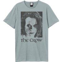 Amplified Men's Draven The Crow T-Shirt in Pale Blue | Size: Small