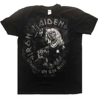 Iron Maiden Number Of The Beast T-Shirt in Black | Size: 1-2 Years