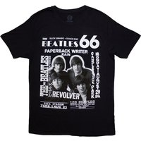The Beatles Men's 1966 T-Shirt in Black | Size: Medium