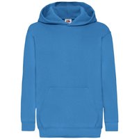 Fruit of the Loom Classic Hooded Sweatshirt in Dark Blue | Size: 9 Years