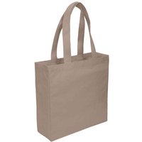 Brand Lab Women's Everyday Square Canvas Tote Bag in Medium Beige