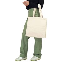 Brand Lab Women's Everyday Square Canvas Tote Bag in Natural