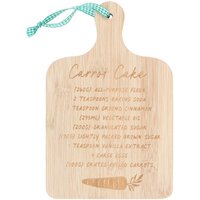 Something Different Carrot Cake Recipe Bamboo Cutting Board in Natural