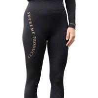 Supreme Products Women's Show Rider Horse Riding Tights in Black | Size: XL