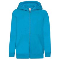 Fruit of the Loom Hooded Sweatshirt in Dark Blue | Size: 7-8 Years