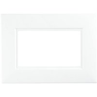 Dencon 2 Gang Finger Plate Pack of 2 in White