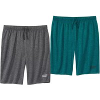 Atlas for Men Men's Mottled Shorts Pack of 2 in Green | Size: Medium