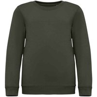 Plain Mid Sweatshirt Khaki