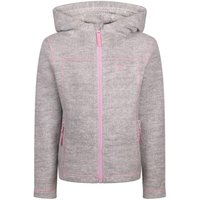Trespass Girl's Shawna Fleece Full Zip Hoodie in White | Size: 3-4 Years