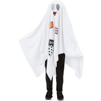 Smiffys Boo Ghost Costume in White | Size: 4-6 Years