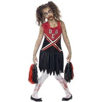 Zombie Cheerleader Costume Set