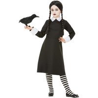 Smiffys Girl's Gothic School Costume Dress Set in Black | Size: 10-12 Years