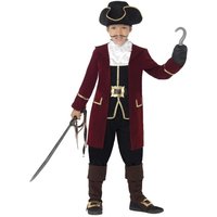 Deluxe Pirate Captain Costume Set
