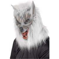 Smiffys Wolf Mask in Grey
