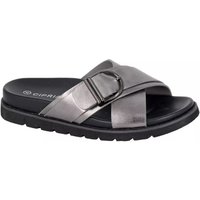 Cipriata Women's Dalia Mule Sandals in Silver | Size: 7