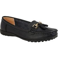 Action Leather Saddle Loafers