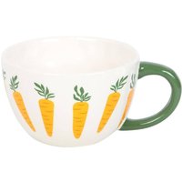 Something Different Carrot Patch Mug in White