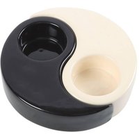 Something Different Yin Yang Tealight Holder in White
