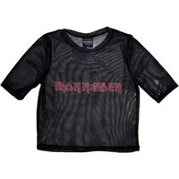 Logo Mesh Crop Top