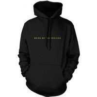 Bring Me The Horizon Men's Spray Hex Hoodie in Black | Size: 2XL