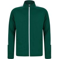 Finden & Hales Knitted Track Top in Bottle Green | Size: 3-4 Years