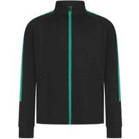 Finden & Hales Knitted Track Top in Jet Black | Size: 3-4 Years