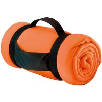 SOL'S Stavenger Fleece Plaid Blanket in Orange