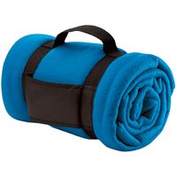 SOL'S Stavenger Fleece Plaid Blanket in Blue