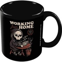 Threadless Working From Home Reaper Mug in Black