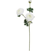 Hill Interiors The Natural Garden Collection Ranunculus Artificial Flower in White