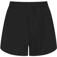 Tombo Women's Double Layer Sports Shorts in Black | Size: XS