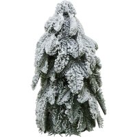 Hill Interiors Snowy Fir Tree Christmas Dration in White
