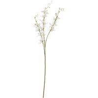 Hill Interiors Cymbidium Spray Artificial Flower in White
