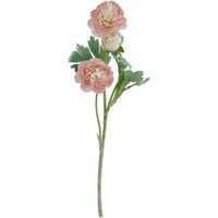 Hill Interiors The Natural Garden Collection Ranunculus Artificial Flower in Baby Pink