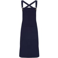 Premier Barista Cross Back Full Apron in Navy