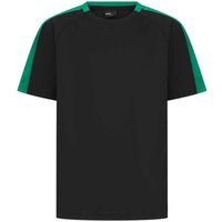 & Plain Mid Blue T Shirt