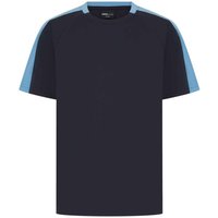 & Plain Mid Blue T Shirt Mid