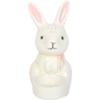 Something Different Spring Time Bunny Tealight Holder in White