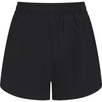 Tombo Women's Double Layered Sports Shorts in Black | Size: Small