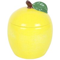 Something Different Lemon Candle Jar in Yellow
