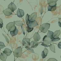 World of Wallpaper Eucalyptus Wallpaper in Bright Green