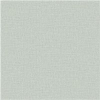 Rasch Fiji Linen Blown Vinyl Textured Wallpaper in Green