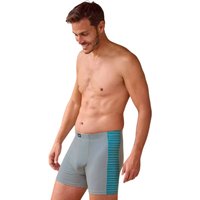 Atlas for Men Men's Patterned Boxer Shorts Pack of 2 in Duck Egg Blue | Size: Large