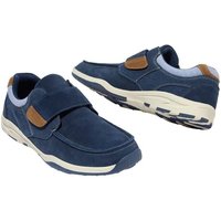 Atlas for Men Men's Leather Moccasins in Blue | Size: 10.5