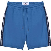 Lambretta Men's SS24 Taped Shorts in Dark Blue | Size: 2XL