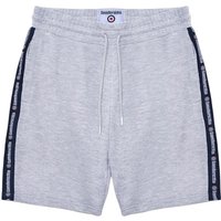 Lambretta Men's SS24 Taped Shorts in Grey | Size: 2XL