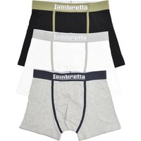 Lambretta Men's Classic Boxer Shorts (Pack of 3) | Size: 2XL