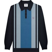 AW24 Vintage Panelled Long Sleeved Polo Shirt