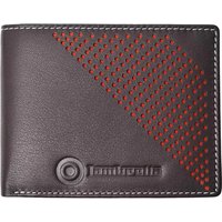 Punched Leather Wallet Dark