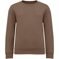 Native Spirit Round Neck Oversized Sweatshirt in Grey | Size: 6-8 Years
